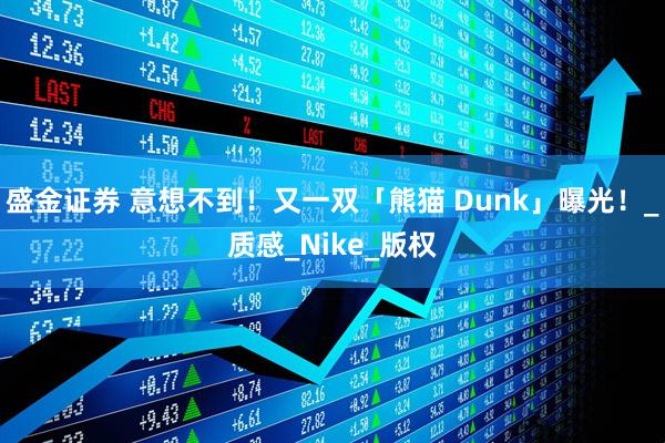 盛金证券 意想不到！又一双「熊猫 Dunk」曝光！_质感_Nike_版权